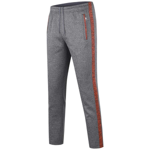 Survêtement à fermeture éclair intégrale, col montant, couleur unie, décontracté, respirant, en polyester et coton, pour l'automne, avec poches latérales - Product Image 2