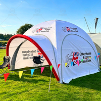 Tente d'araignée gonflable extérieure Gazebo géant imperméable Doom Air pour des tentes promotionnelles de structure de publicité d'événements massifs