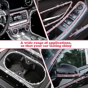 Lot de 2 autocollants papillon scintillants en plastique avec strass, décorations adhésives pour l'intérieur des véhicules - Product Image 3