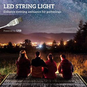 Tappeto LED da Esterno 3x2,4m con Borsa per il Trasporto e Picchetti per Giardino, Terrazza, Picnic, Spiaggia - Product Image 4