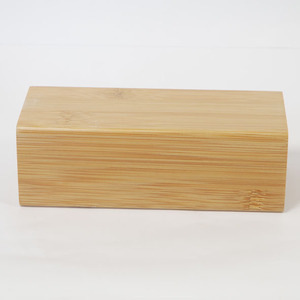 Contenedor de Almacenamiento Rectangular de Bambú con Dos Compartimentos para el Hogar - Product Image 4