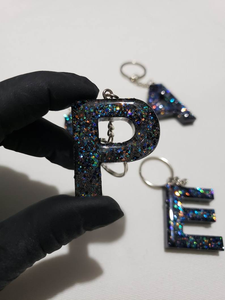 Clear Resin Round Simple Charm Keychain Designer <b>Key</b> <b>Ring</b> Trendy Durable Premium Handmade Stylish Easter Accessory Wholesale - Product Image 4