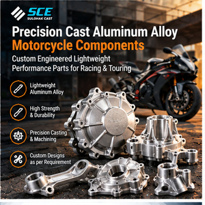 Componentes de Motocicleta de Aleación de Aluminio Fundido de Precisión OEM/ODM, Ligeros y de Alta Resistencia para Carreras y Turismo - Product Image 1