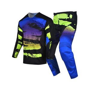 Ensemble de motocross haut de gamme personnalisé avec logo OEM, respirant, séchage rapide, grande taille, maillot et pantalon, tenue de sport sur mesure - Product Image 1