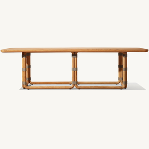 Hot <b>sale</b> teak wood furniture, modern style <b>table</b>, suitable <b>for</b> outdoor dining, anti-rot and good quality - Product Image 1