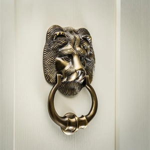 <b>Rustic</b> Metal Black <b>Door</b> Knocker Durable Eco-Friendly Home <b>Door</b> Decor Unique <b>Door</b> Knocker - Product Image 4