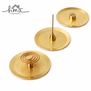 Brass Modern Pillar <b>Candle</b> Holder Gold Finish Cylindrical Taper <b>Candle</b> Stand Table Centerpiece Decor - Product Image 5