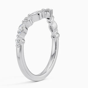 Bague Couronne en Argent Sterling 925 Plaqué Or avec Moissanite, Alliance Éternité de Luxe pour Mariage, Fiançailles et Anniversaire pour Femme - Product Image 1