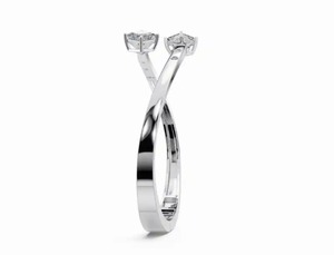 Nebula Twisted Lab Grown Diamond <b>Bangle</b> 1.797 Carats 28 Stones 9k 14k 18k Yellow <b>Rose</b> White <b>Gold</b> Luxury Spiral <b>Bangle</b> 28 Pcs - Product Image 6