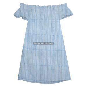 Nouvelle Robe Courte d'Été Décontractée pour Femme 2026, Style Européen et Américain, Imprimée, Couleurs Vives, en Coton Naturel, Épaules Dénudées - Product Image 5