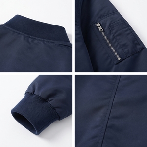 Chaqueta Bomber para Hombre, Diseño Moderno, Alta Calidad, Ecológica, Transpirable, de Secado Rápido, Precio al por Mayor - Product Image 6