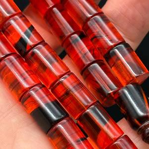 Misbaha artesanal hecha con cuentas islámicas de resina de mango de paraguas vintage, Tasbih, Tasbeeh, Rosario vintage - Product Image 5