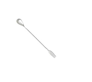 Cuillère à bar en métal antique à long manche, ustensile de mélange pour cocktails, agitateur de boissons, outil professionnel pour barman, accessoire de bar pour restaurant - Product Image 1