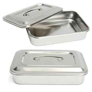 Bandeja de esterilización para instrumentos quirúrgicos, caja de esterilización quirúrgica con certificación CE, caja de esterilización quirúrgica de acero inoxidable - Product Image 1