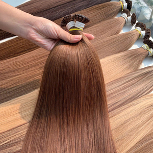 ผมต่อแบบปลายแบน NASA HAIR VIETNAM ซุปเปอร์ดับเบิ้ลดรอน เวอร์จิ้นแฮร์ สีน้ำตาล ผมเวียดนามแท้ 100% - Product Image 1