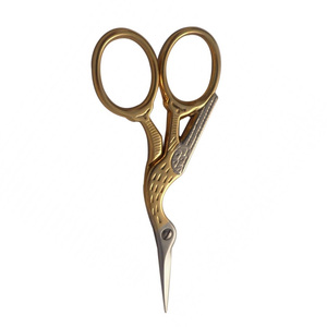 Golden Color Fancy Embroidery <b>Scissors</b> German Stainless Steel Pocket Hold <b>Sewing</b> <b>Scissors</b> With Custom Packing - Product Image 4