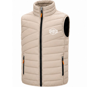 Chaleco de Invierno para Hombre OEM ODM, Chaqueta Térmica sin Mangas Acolchada Premium con Tela Resistente al Agua y Marca Personalizada - Product Image 1