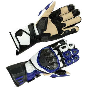 Guantes de Motocicleta de Cuero Personalizados, con Pantalla Táctil, Transpirables, de Dedo Completo, para Motocross, Deportes al Aire Libre, Ligeros, con Protección UV - Product Image 6