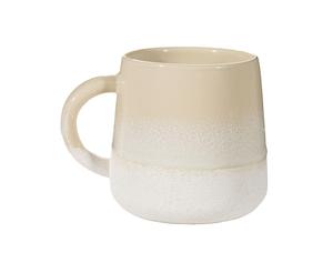 Taza de Cerámica Moderna con Base Texturizada de Doble Tono y Asa Sólida, Diseño que Conserva el Calor para un Toque Contemporáneo en la Vajilla - Product Image 2