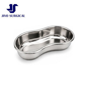 Hospital Grade Stainless Steel Kidney <b>Tray</b> with Lid Medical Surgical Dressing Instrument Collection Dish Autoclavable - Product Image 2
