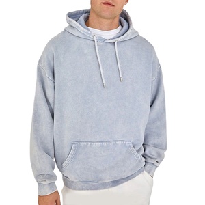 Sweat-shirts à capuche oversize délavés pour hommes, style vintage streetwear avec impression numérique pour couples hiver 2026 - Product Image 1