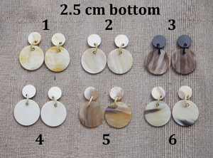 Pendientes de cuerno de búfalo hechos a mano, artesanías naturales ecológicas para mujer, joyería étnica de moda para bodas por Perfect Enterprises - Product Image 3