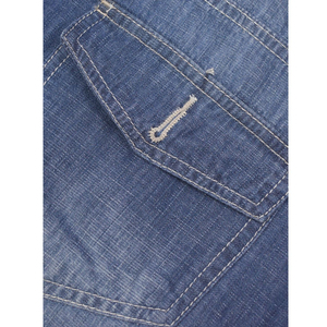 Grey Solid <b>Men's</b> Casual Baggy Summer <b>Jeans</b> Denim Shorts 100% Cotton <b>Elastic</b> <b>Waist</b> Breathable Customizable OEM - Product Image 6