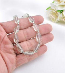 Ametista verde natural facetada, piedras preciosas para la elaboración de joyería fina. - Product Image 6