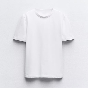 เสื้อยืดผู้หญิงราคาส่งพรีเมียม สีตามสั่ง คุณภาพสูง ระบายอากาศดี ดีไซน์สวยที่สุด รับสั่งทำตามแบบ เสื้อยืดผู้หญิงขายส่ง - Product Image 1