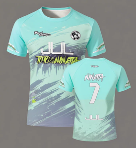 Uniforme de Fútbol para Hombre, Jersey y Pantalones Cortos con Logotipo Personalizado, Poliéster de Alta Calidad, Superventas - Product Image 2