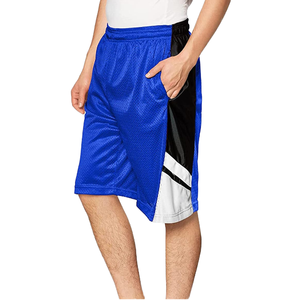 Vente directe usine – Nouveaux shorts de jogging décontractés en maille tricotée pour hommes grandes tailles, avec cordon de serrage et impression sérigraphiée, pour entraînement et gym, très tendance - Product Image 3