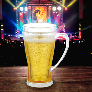 Boccali di birra di grandi dimensioni con manico in Gel congelato tazza di plastica gelata tazza congelatore tazze a doppia parete - Product Image 3
