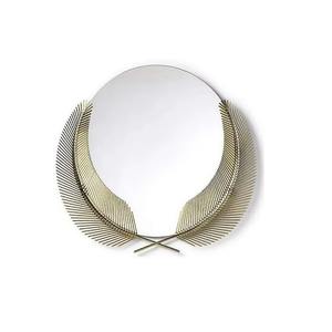 Cadre de miroir métallique luxueux et orné, fabriqué avec soin, peut mettre en valeur un savoir-faire et une créativité exquis. - Product Image 5