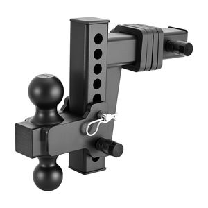 Support de fixation réglable pour attelage de remorque, compatible avec récepteur de 2 pouces et billes de 2 et 2-5/16 pouces, 15000 lb GTW, dénivellement de 6 pouces - Product Image 1