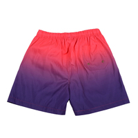 Celana Renang Pria dengan Logo Custom, Gradasi Warna, Cepat Kering, Tahan Air, Kantong, Pantai, Hawaii, 100% Kanvas Polyester