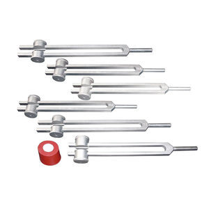 Kit d'instruments de diagnostic ORL : Diapason 256 Hz, Marteau de réflexe du genou, Goniomètre, Mètre ruban, Kit médical en acier inoxydable - Product Image 4