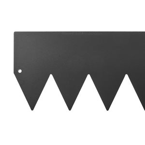 Set da 6 Bordure in Acciaio per Giardino 40 X 6, Bordi Metallici Resistenti alla Ruggine, Bordure Flessibili per Prati - Product Image 2