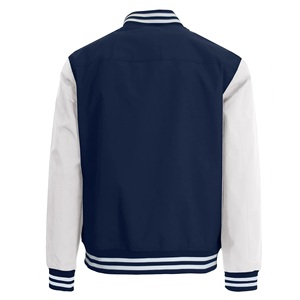 Chaqueta Varsity Ligera para Hombre, Diseño Moderno, Dos Bolsillos Laterales, Cierre de Botones, Cuello, Puños y Dobladillo Acanalados, Hecho en Bangladesh - Product Image 6