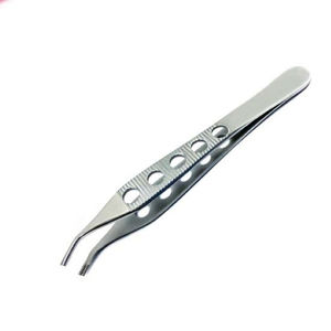 Pinza Quirúrgica Dental Micro Adson TC Simple de 12 cm, Instrumentos de Acero Inoxidable de Sutura Instruments - Product Image 3