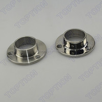 Balustrades de rampe d'escalier modernes en acier inoxydable satiné brossé, réglables, à fixation au sol, pour intérieur