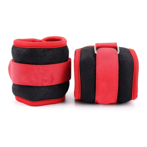Sangles de cheville personnalisées pour la gym, 1 pièce, rembourrées avec anneau en D, en coton, latex, caoutchouc, polyester, pour poids de jambe, exercices sportifs - Product Image 3