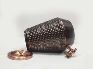 Flat Bottom Copper Water Dispenser Modern Style Copper Water Dispenser Solid Color Custom Factory Copper Water Dispenser - Product Image 2