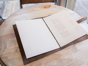 Porta Menús de Cuero Genuino, Cubierta de Menú para Restaurante, Libro de Menú de Hotel de Lujo, Funda de Cuero con Grabado Personalizado LMC-0156 - Product Image 2