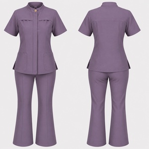 2026 Professional Nursing <b>Scrub</b> Suit Women Medical Uniform Healthcare Apparel Hospital Workwear <b>Scrub</b> <b>Set</b> Bulk Supplier - Product Image 5