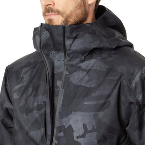 Custom Wholesale Winter Outdoor Canvas Men's Hooded Windbreaker <b>Jacket</b>-<b>Plus</b> <b>Size</b> Front Logo Breathable Eco-Friendly Finished - Product Image 3