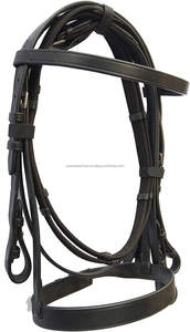 Cuero de brida de caballo de calidad superior con hebilla Múltiples colores Precio al por mayor para entusiastas ecuestres - Product Image 3