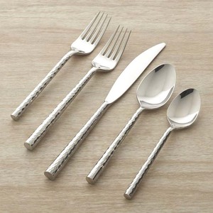 Juego de cubiertos de lujo para uso diario, cubiertos chapados en plata, cuchillo, tenedor, cuchara, acero inoxidable, superventas - Product Image 6