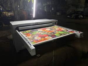 Prensa térmica de doble estación con rodamientos 220V para sublimación de etiquetas multifuncionales de 101*152cm y estampado de camisetas, precio de fábrica - Product Image 1