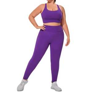 Conjunto de Yoga para Mujer Talla Grande, Hecho en Pakistán, Precio Económico, Conjunto de Yoga Cómodo para Mujer, Venta en Línea - Product Image 1