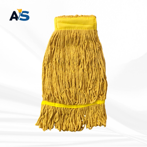 Cabezal de Mopa Kentucky Semi Blanqueado de Alta Resistencia para Limpieza de Pisos, Mopas de Algodón Industriales Comerciales para Cocina, Baño, Garaje - Product Image 4